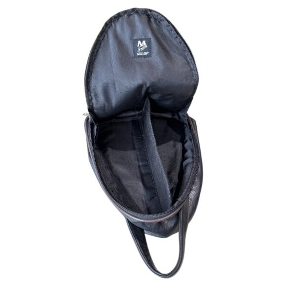 Mouflon Sacs Mouflon Leather Black Shoe Bag - Picture 9 of 12